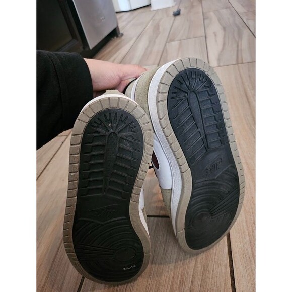 Air Jordan 1 Zoom Air Men's CMFT "Neutral Olive" (CT0978-203) Sneakers size 9.5 - Picture 4 of 11